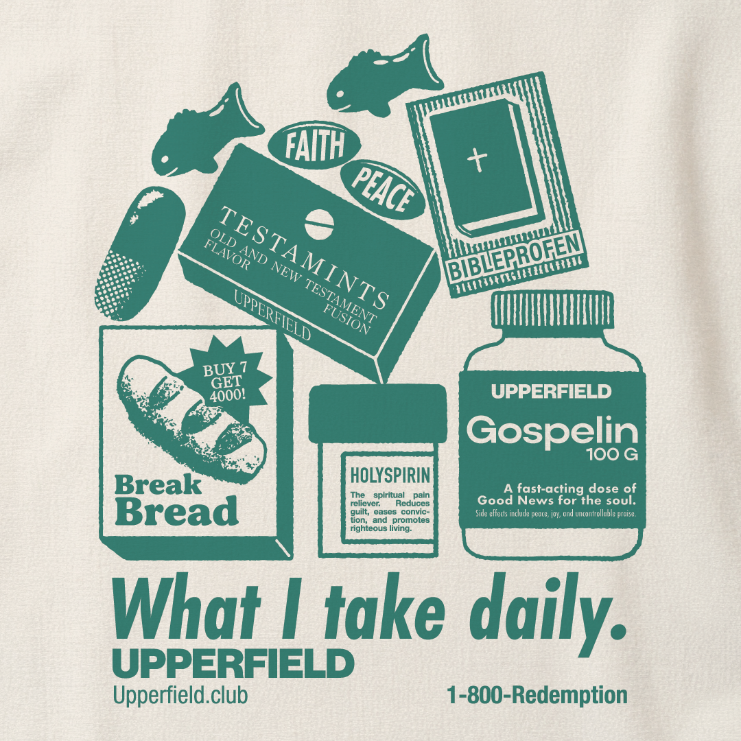 "What I Take Daily" Christian t-shirt - Unisex Oversized Boxy Tee